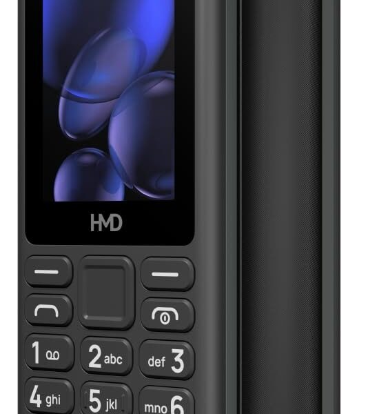HMD 105 Keypad Phone with Built-in UPI App, Phone Talker, Long-Lasting Battery, Wireless FM Radio | Black