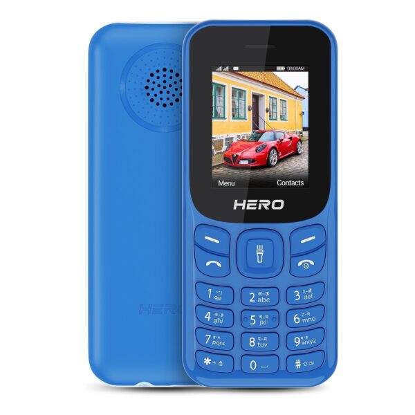 Lava Hero Shakti 2025 Dual Sim Keypad Mobile Phone (with Vibration Alert) | 1.8" Display | Super Saving Battery Mode | Stylish Design | Number Talker | (Dark Blue)