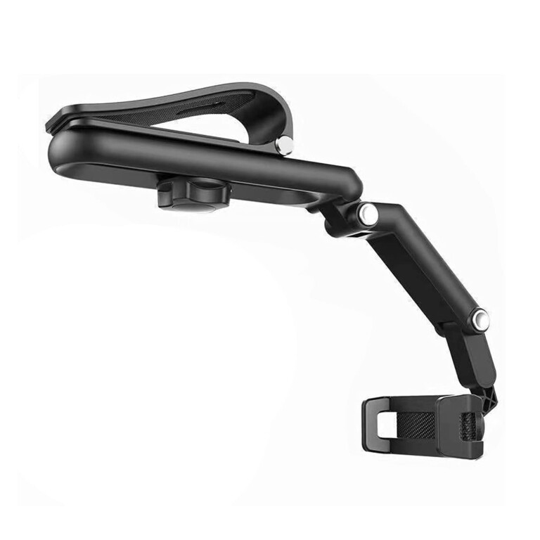 Car Phone Holder Mount for Sun Visor, 360° Rotatable, Universal Adjustable Arm, Multifunctional Cradle
