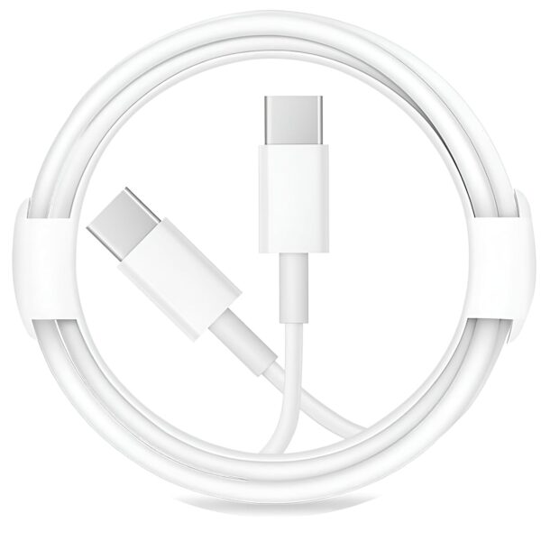 FI_AT WIRE 20W Original Fast Charging Type-C Cable || Compatible with Apple 15/16- Plus/Pro/Pro max, i-Pad, Android ||1 Meter Type C to C Nylon Braided Data Cable || (Type-C Cable)