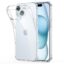 Case for iPhone 15 Silicone Case Clear Transparent Shockproof Scratch Resistant Protective Phone Soft Silicone Slim Cover for iPhone 15 (Transparent)