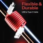FI_AT WIRE Original Fast 80W USB Type C Data Sync Fast Charging Charger Cable Compatible for One Plus 12/r,11/r,10r,10t,10,10 pro,9 Pro,8,8T,7t,7t Pro,6,Nord,4,3,2,2t,Ce2 Lite,Ce3 lite